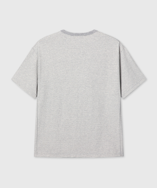 DIVEIN(ダイブイン)の「UNIFORM STRIPE T-SHIRTS (MELANGE/GRAY)(Tシャツ/カットソー・メンズ・その他・0/1/2)」の3枚目の写真