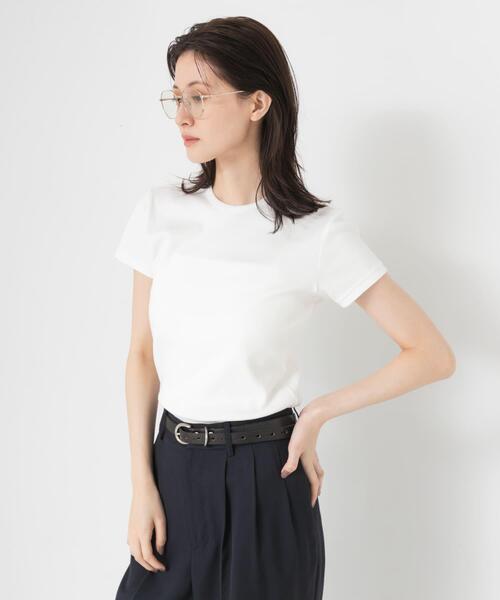 URBAN RESEARCH(アーバンリサーチ)の「new basic BABY SKIN T-SHIRTS(Tシャツ/カットソー・レディース・ネイビー/カーキ/オフホワイト・FREE)」の10枚目の写真