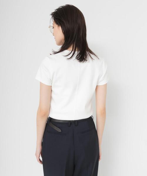 URBAN RESEARCH(アーバンリサーチ)の「new basic BABY SKIN T-SHIRTS(Tシャツ/カットソー・レディース・ネイビー/カーキ/オフホワイト・FREE)」の11枚目の写真