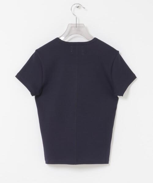 URBAN RESEARCH(アーバンリサーチ)の「new basic BABY SKIN T-SHIRTS(Tシャツ/カットソー・レディース・ネイビー/カーキ/オフホワイト・FREE)」の16枚目の写真
