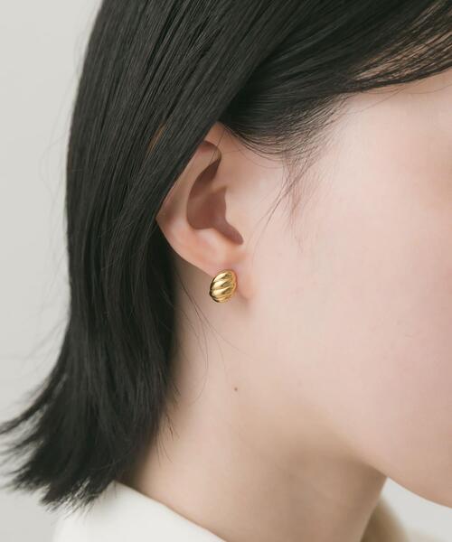 ステンレスプックリラインピアス（ピアス（両耳用））｜SMELLY
