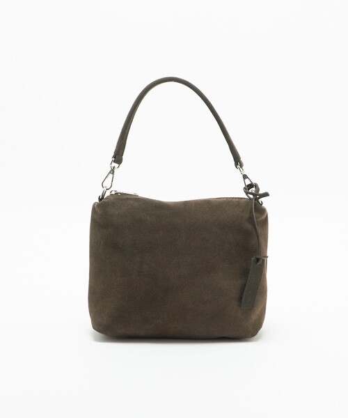 BEAUTY&YOUTH UNITED ARROWS（ビューティーアンドユースユナイテッドアローズ）の「＜LA UNIQA＞スクエア スエード バッグ（ショルダーバッグ・メンズ・ダークブラウン・FREE）」の8枚目の写真