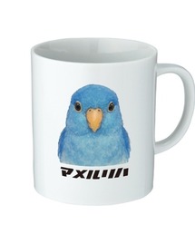 Moftique（モフティック）の「Moftique（モフティック） マグカップ アニマル ペット マメルリハ インコ 鳥類 昇華転写プリント 310ml 陶器 ギフト（グラス/マグカップ/タンブラー）」