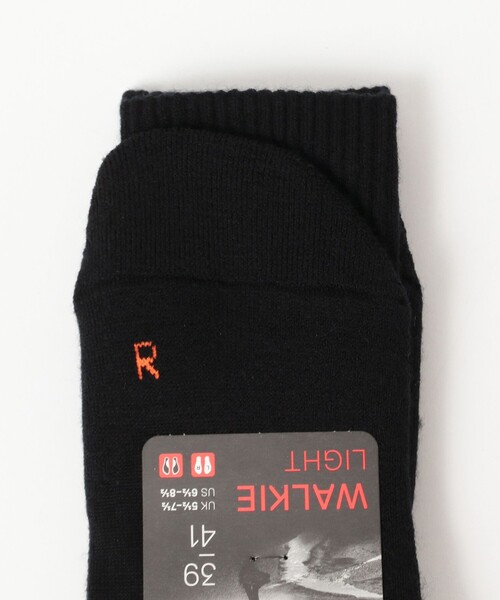 BEAMS(ビームス)の「FALKE / WALKIE LIGHT SOCKS(ソックス/靴下・メンズ・ブラック/グレー・42-43/39-41)」の6枚目の写真