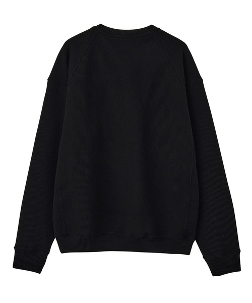THE NORTH FACE（ザノースフェイス）の「ザ ノース フェイス THE NORTH FACE Quarterknit Crewクオーターニットクルー(ユニセックス)（ニット/セーター・メンズ・ブラック/アイボリー・M/L/XL/S）」の4枚目の写真