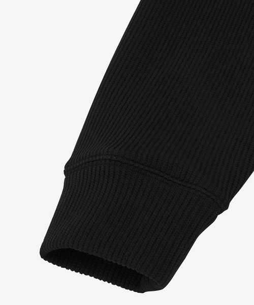 THE NORTH FACE（ザノースフェイス）の「ザ ノース フェイス THE NORTH FACE Quarterknit Crewクオーターニットクルー(ユニセックス)（ニット/セーター・メンズ・ブラック/アイボリー・M/L/XL/S）」の5枚目の写真
