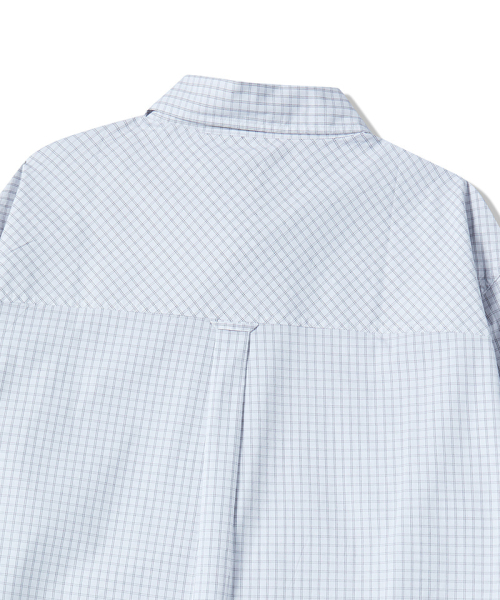 LIFE WORK（ライフワーク）の「マニュアルチェックシャツ（シャツ/ブラウス・メンズ・ホワイト/ネイビー・MEDIUM/LARGE）」の5枚目の写真