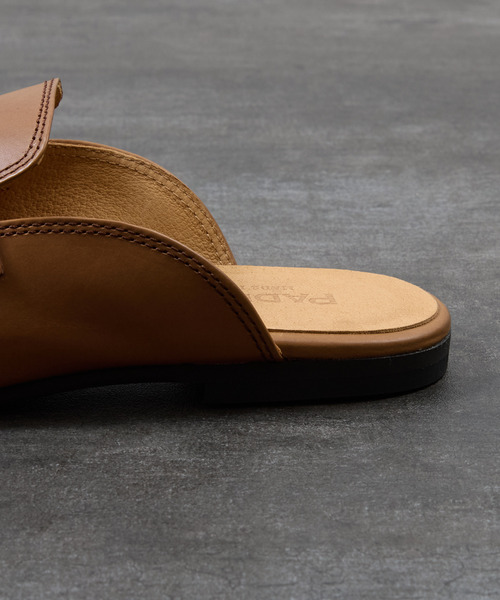 PADRONE(パドローネ)の「PADRONE パドローネ / FT CUTOFF Loafer フラットソールカットオフレザーローファー / PU8395-2001(ローファー・メンズ・ブラック/ブラウン・41/40/42)」の8枚目の写真