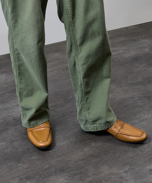 PADRONE(パドローネ)の「PADRONE パドローネ / FT CUTOFF Loafer フラットソールカットオフレザーローファー / PU8395-2001(ローファー・メンズ・ブラック/ブラウン・41/40/42)」の21枚目の写真