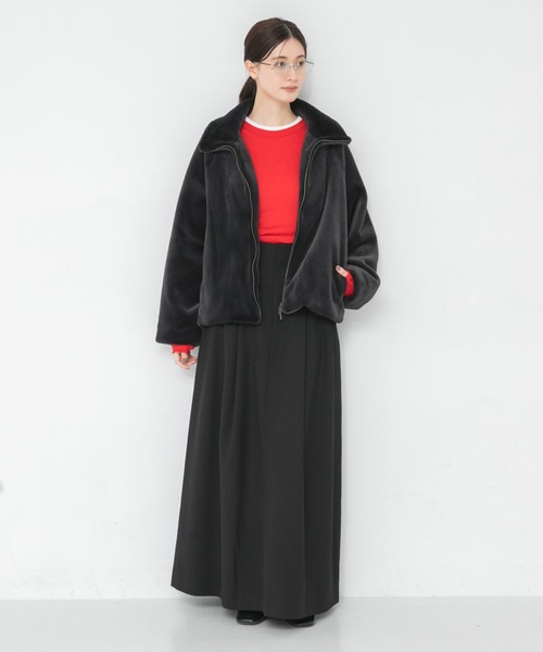 URBAN RESEARCH(アーバンリサーチ)の「W100クルーネックカットソー(Tシャツ/カットソー・レディース・オフホワイト/レッド/グレー・FREE)」の13枚目の写真