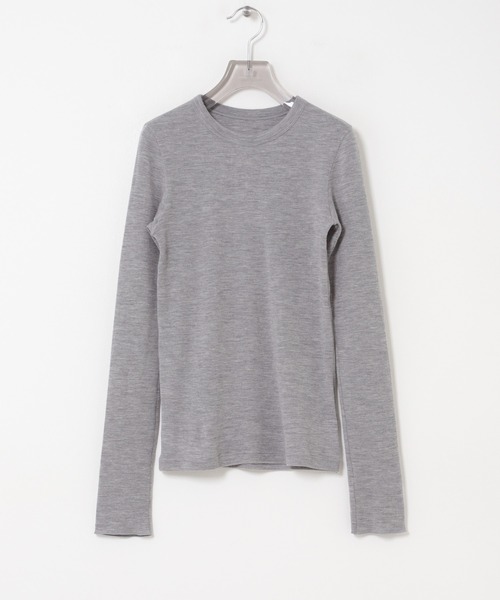URBAN RESEARCH(アーバンリサーチ)の「W100クルーネックカットソー(Tシャツ/カットソー・レディース・オフホワイト/レッド/グレー・FREE)」の15枚目の写真