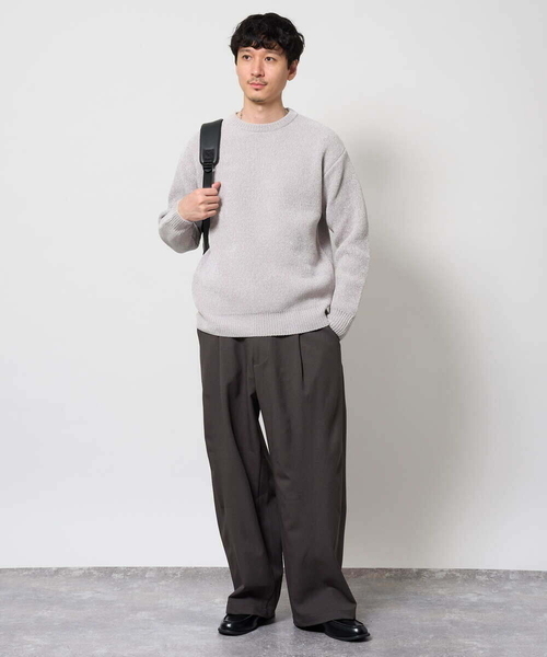 a.v.v(アーヴェヴェ)の「ROYALモール クルーネックニット(ニット/セーター・メンズ・グリーン/ライトグレー/ブルー/レッド/ダークグレー・50/48/46)」の15枚目の写真