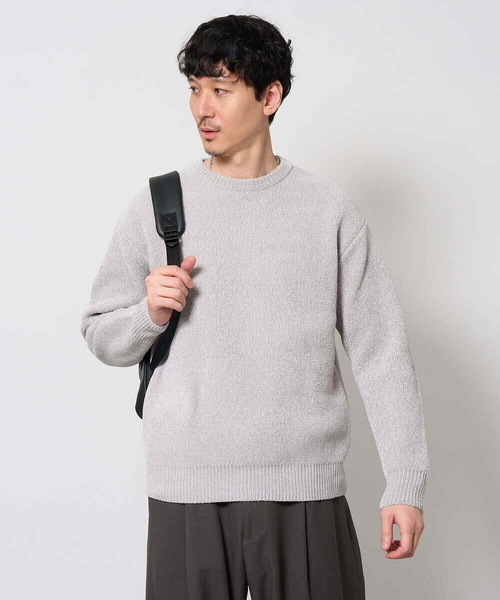 a.v.v(アーヴェヴェ)の「ROYALモール クルーネックニット(ニット/セーター・メンズ・グリーン/ライトグレー/ブルー/レッド/ダークグレー・50/48/46)」の16枚目の写真