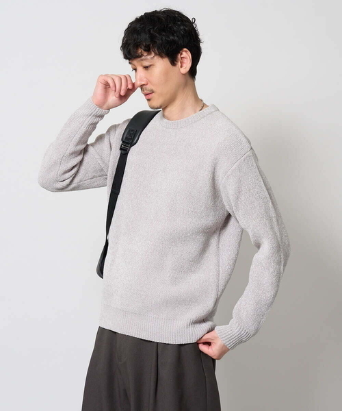 a.v.v(アーヴェヴェ)の「ROYALモール クルーネックニット(ニット/セーター・メンズ・グリーン/ライトグレー/ブルー/レッド/ダークグレー・50/48/46)」の17枚目の写真