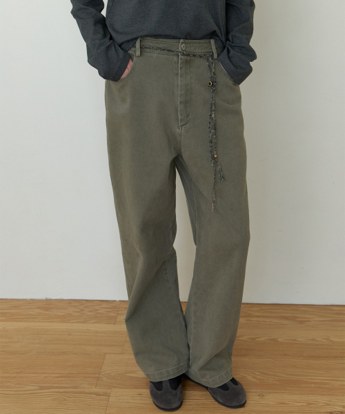 THEMITTEN(ザ・ミトン)の「ドーズ ウォッシュドパンツ(ヴィンテージカーキ)(その他パンツ・レディース・その他・SMALL/MEDIUM)」の1枚目の写真