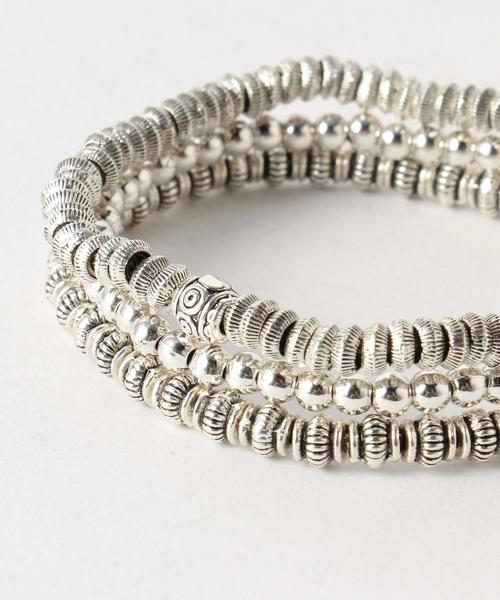 green label relaxing（グリーンレーベルリラクシング）の「CB miniメタル3レン/ブレスレット◆（ブレスレット・レディース・シルバー・FREE）」の2枚目の写真