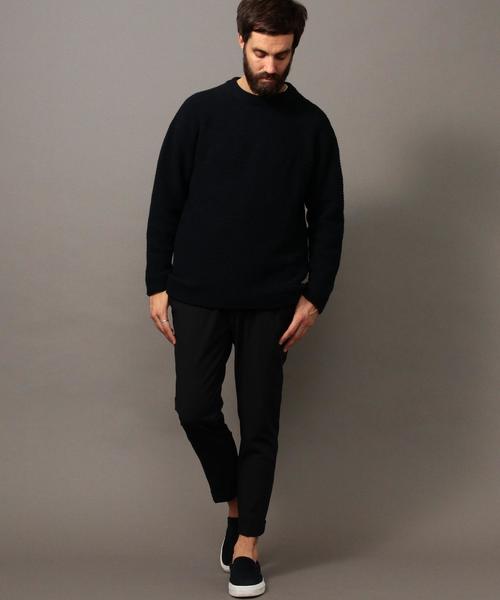 BEAUTY&YOUTH UNITED ARROWS（ビューティーアンドユースユナイテッドアローズ）の「BY ∴ チューブ ウォッシャブル ニット -MADE IN JAPAN-◆（ニット/セーター・メンズ・ネイビー/ホワイト・MEDIUM/X-LARGE/LARGE/SMALL）」の15枚目の写真