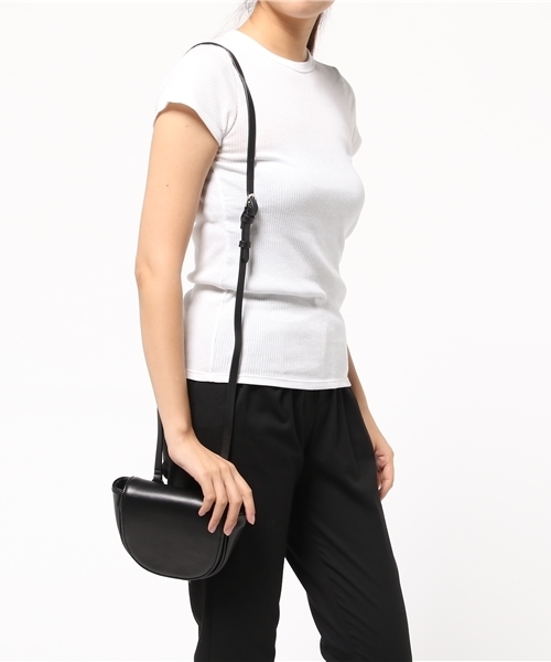 SLY（スライ）の「DOUBLE POCKET SHOULDER BAG（ショルダーバッグ・レディース・ブラック/ブラウン・FREE）」の10枚目の写真