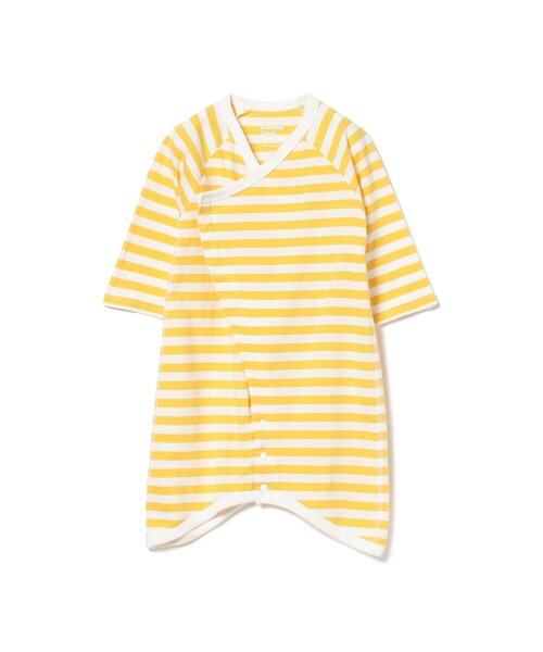 こども ビームス（コドモビームス）の「こども ビームス / 1cmボーダー 2WAY ロンパース (50～70cm)（ロンパース・キッズ・ピンク/レッド系その他/イエロー/ブルー系その他/ブラック/ブルー/ダークブラウン/ラベンダー/グリーン系その他3/イエロー系その他5/レッド系その他3/オレンジ/サックスブルー・ONE SIZE）」の10枚目の写真