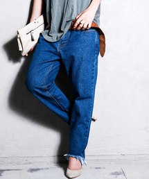 antiqua | カットオフフリンジデニムパンツ(デニムパンツ)