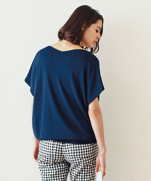 and myera（アンド マイラ）の「ａｎｄ　ｍｙｅｒａ　とろみセーター（ニット/セーター・レディース・ネイビー/ライトグレー・X-LARGE/MEDIUM/LARGE/SMALL）」の10枚目の写真