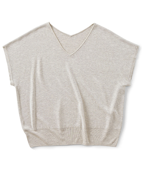 and myera（アンド マイラ）の「ａｎｄ　ｍｙｅｒａ　とろみセーター（ニット/セーター・レディース・ネイビー/ライトグレー・X-LARGE/MEDIUM/LARGE/SMALL）」の8枚目の写真