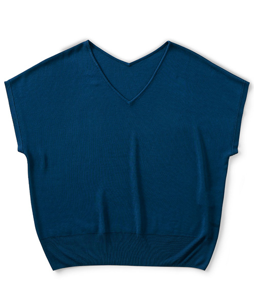 and myera（アンド マイラ）の「ａｎｄ　ｍｙｅｒａ　とろみセーター（ニット/セーター・レディース・ネイビー/ライトグレー・X-LARGE/MEDIUM/LARGE/SMALL）」の9枚目の写真