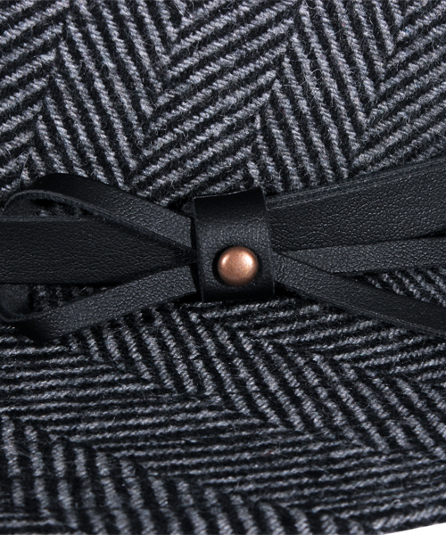 ８(eight)（エイト）の「ヘリンボーン ツバ広 中折れ ハット 帽子（ハット・メンズ・グレー/チャコールグレー・FREE）」の17枚目の写真