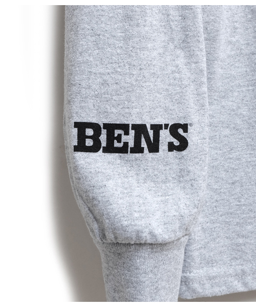 BEN DAVIS ORIGINALS(ベンデイビスオリジナルス)の「BEN DAVIS PRINT LONG SLEEVE TEE(Tシャツ/カットソー・メンズ・ホワイト/ブラック/ヘザーグレー/ピンク・MEDIUM/LARGE/SMALL/X-LARGE)」の10枚目の写真