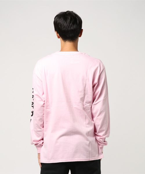 BEN DAVIS ORIGINALS(ベンデイビスオリジナルス)の「BEN DAVIS PRINT LONG SLEEVE TEE(Tシャツ/カットソー・メンズ・ホワイト/ブラック/ヘザーグレー/ピンク・MEDIUM/LARGE/SMALL/X-LARGE)」の6枚目の写真
