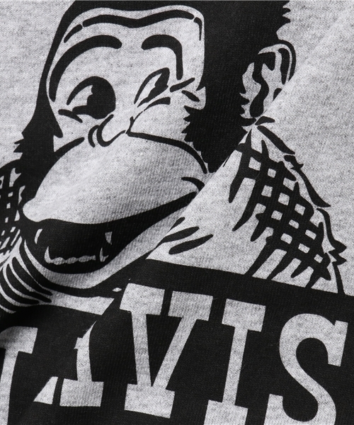 BEN DAVIS ORIGINALS(ベンデイビスオリジナルス)の「BEN DAVIS PRINT LONG SLEEVE TEE(Tシャツ/カットソー・メンズ・ホワイト/ブラック/ヘザーグレー/ピンク・MEDIUM/LARGE/SMALL/X-LARGE)」の7枚目の写真