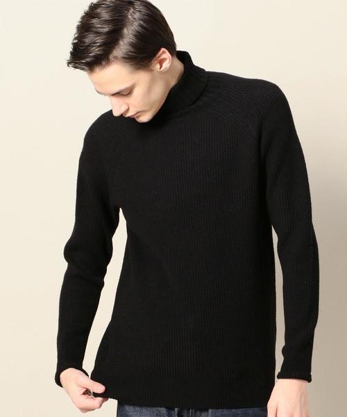 BEAUTY&YOUTH UNITED ARROWS(ビューティーアンドユースユナイテッドアローズ)の「BY ウォッシャブル アゼ タートルネック ニット ◆(ニット/セーター・メンズ・ホワイト/ブラック/ライトグレー・X-LARGE/LARGE/MEDIUM/SMALL)」の2枚目の写真
