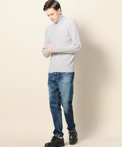 BEAUTY&YOUTH UNITED ARROWS(ビューティーアンドユースユナイテッドアローズ)の「BY ウォッシャブル アゼ タートルネック ニット ◆(ニット/セーター・メンズ・ホワイト/ブラック/ライトグレー・X-LARGE/LARGE/MEDIUM/SMALL)」の8枚目の写真