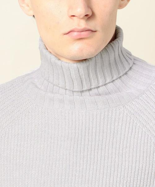 BEAUTY&YOUTH UNITED ARROWS(ビューティーアンドユースユナイテッドアローズ)の「BY ウォッシャブル アゼ タートルネック ニット ◆(ニット/セーター・メンズ・ホワイト/ブラック/ライトグレー・X-LARGE/LARGE/MEDIUM/SMALL)」の9枚目の写真
