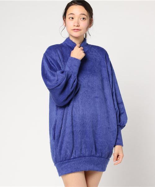 onespo(ワンスポ)の「ビックスリーブシャギーOP(ワンピース・レディース・ライトブルー/ダークグリーン/ボルドー/ダークブルー/ライトピンク・M)」の15枚目の写真