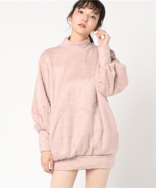 onespo(ワンスポ)の「ビックスリーブシャギーOP(ワンピース・レディース・ライトブルー/ダークグリーン/ボルドー/ダークブルー/ライトピンク・M)」の6枚目の写真