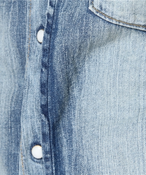 BEAMS（ビームス）の「DANIA JAPAN /  DENIM WESTERN（シャツ/ブラウス・メンズ・サックスブルー・MEDIUM/LARGE）」の6枚目の写真