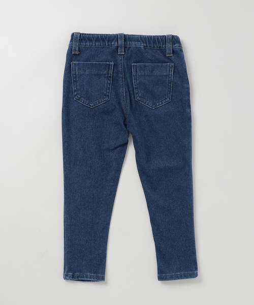 GLOBAL WORK（グローバルワーク）の「【キッズ】カットデニムスキニーパンツ/776689（デニムパンツ・キッズ・ネイビー/ブルー・LARGE/MEDIUM/SMALL/X-LARGE/XX-LARGE）」の3枚目の写真