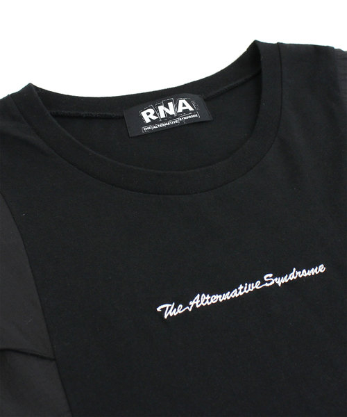 RNA(アールエヌエー)の「M0888 デザインスリーブプルオーバー(Tシャツ/カットソー・レディース・オフホワイト/スミクロ/イエロー/ピンク・MEDIUM)」の16枚目の写真