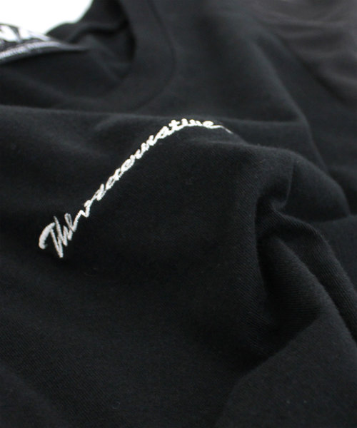 RNA(アールエヌエー)の「M0888 デザインスリーブプルオーバー(Tシャツ/カットソー・レディース・オフホワイト/スミクロ/イエロー/ピンク・MEDIUM)」の11枚目の写真