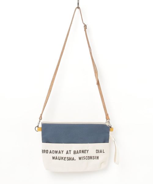 OLD BETTY'S(オールドベティーズ)の「Color Scheme Sacoche Bag(PEACEFUL)/カラー 配色 切り替え サコッシュ バッグ(ショルダーバッグ・レディース・オリーブ/マスタード/ピンク・FREE)」の5枚目の写真