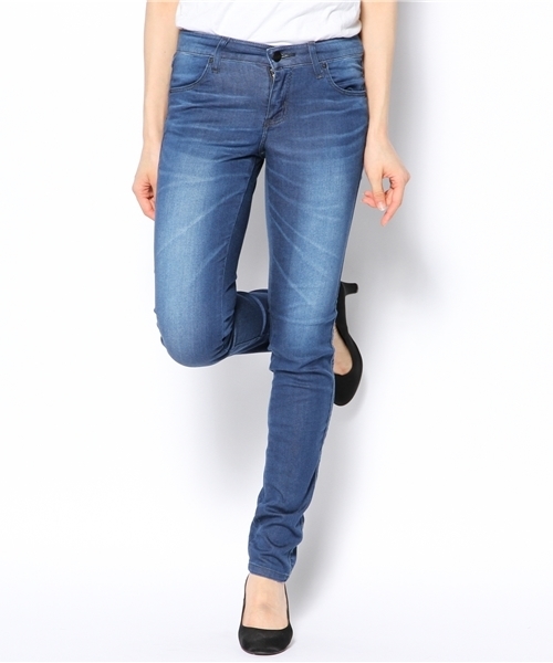 Demi-Luxe BEAMS(デミルクス ビームス)の「○Lee / ジェギンス(デニムパンツ・レディース・ネイビー/ブルー・X-SMALL/SMALL/MEDIUM)」の2枚目の写真