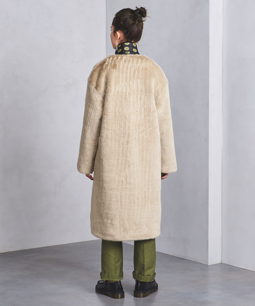 UNITED ARROWS（ユナイテッドアローズ）の「UWSC フェイクファー Vノー  