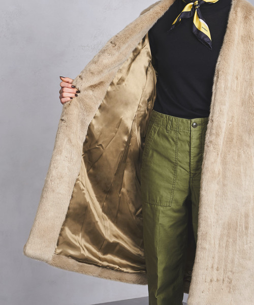 UNITED ARROWS（ユナイテッドアローズ）の「UWSC フェイクファー Vノー  