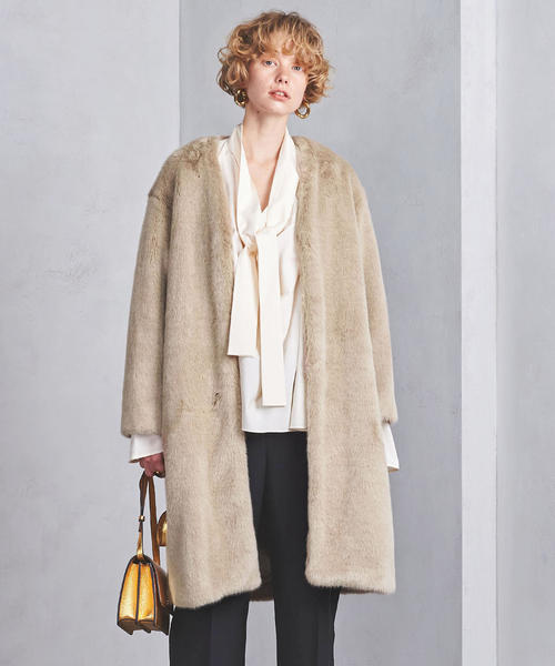 UNITED ARROWS（ユナイテッドアローズ）の「UWSC フェイクファー Vノー