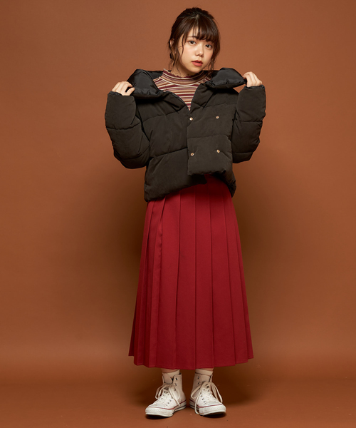 OLIVE des OLIVE（オリーブデオリーブ）の「[再入荷決定!]　ロングプリーツスカート（スカート・レディース・ベージュ/ネイビー/レッド・FREE）」の21枚目の写真