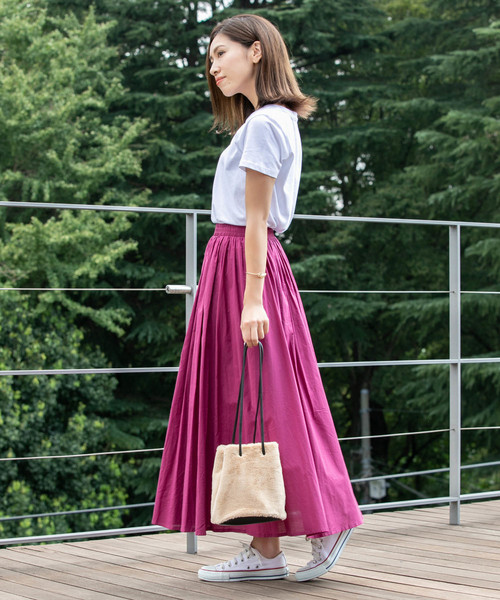 Edit Sheen（エディットシーン）の「ファー巾着バッグ（ハンドバッグ・レディース・ブラック/ベージュ・FREE）」の11枚目の写真