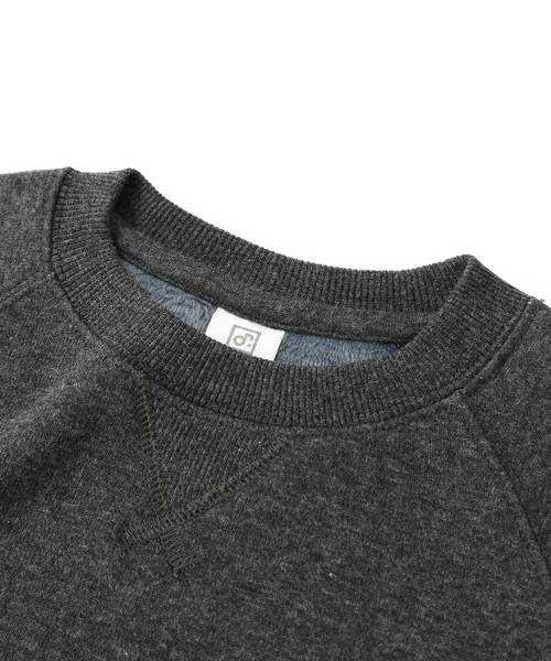 devirock（デビロック）の「裏シャギー長袖スウェットトレーナー 裏起毛（スウェット・キッズ・ブラック/ラベンダー/ヘザーチャコール/ブルー系その他・140cm/150cm/160cm/120cm/130cm/110cm/100cm）」の11枚目の写真