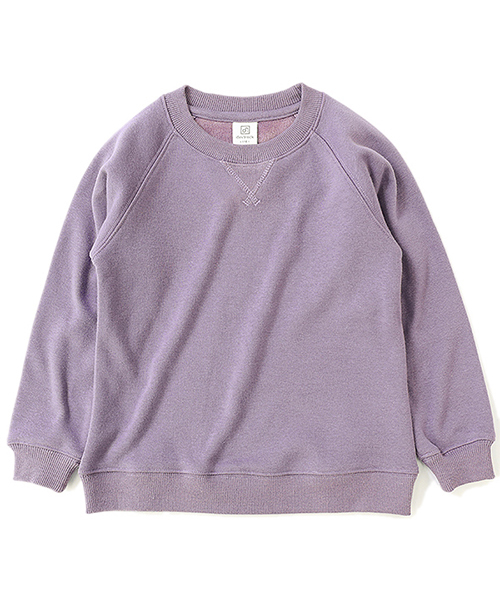 devirock（デビロック）の「裏シャギー長袖スウェットトレーナー 裏起毛（スウェット・キッズ・ブラック/ラベンダー/ヘザーチャコール/ブルー系その他・140cm/150cm/160cm/120cm/130cm/110cm/100cm）」の21枚目の写真