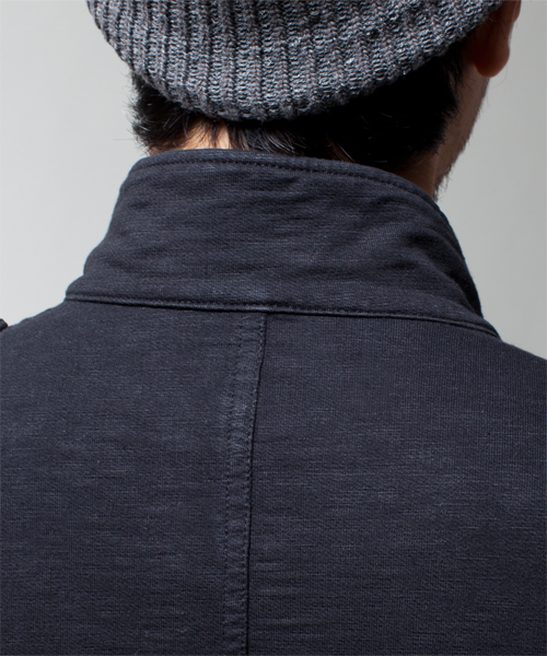 NANO universe（ナノユニバース）の「スラブJersey M-65（ミリタリージャケット・メンズ・ブラック/オリーブ・SMALL/MEDIUM/LARGE）」の17枚目の写真